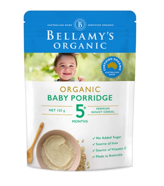 Bellamy's organic baby store food