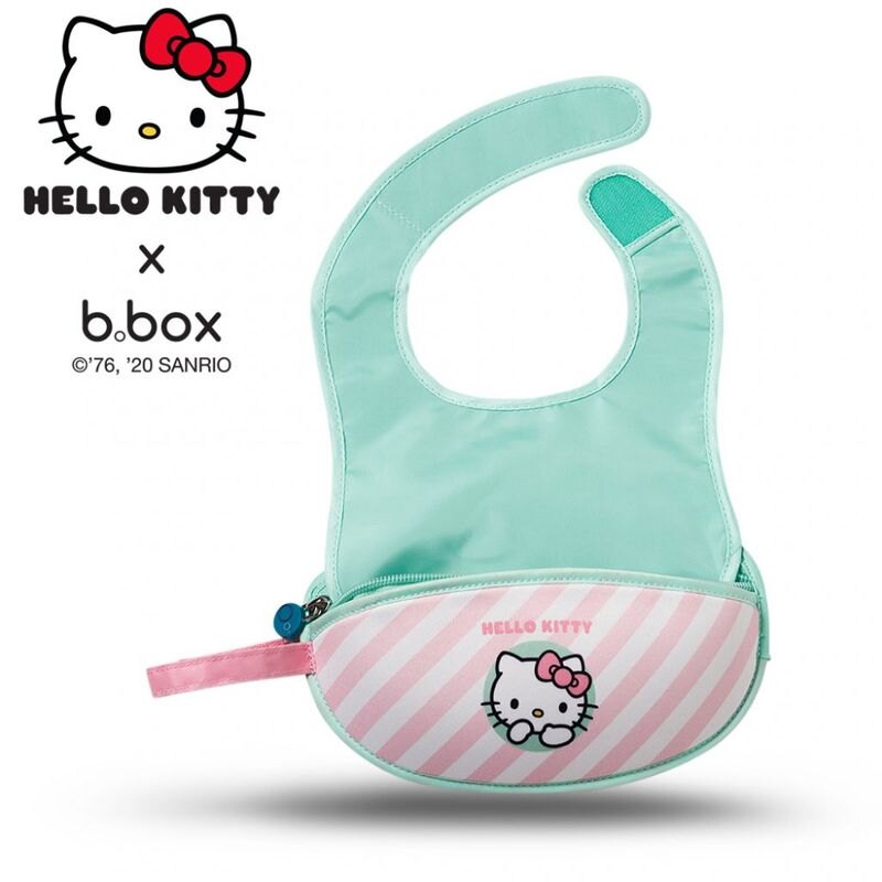 澳洲B. Box 便攜圍兜連匙4m+ HELLO KITTY-CANDY FLOSS - Baby HK - 最